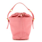 Satin Raso Bucket Bag Pink