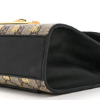 GG Supreme Monogram Bees Small Padlock Shoulder Bag Black