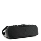 Caviar Quilted Jumbo Single Flap Black