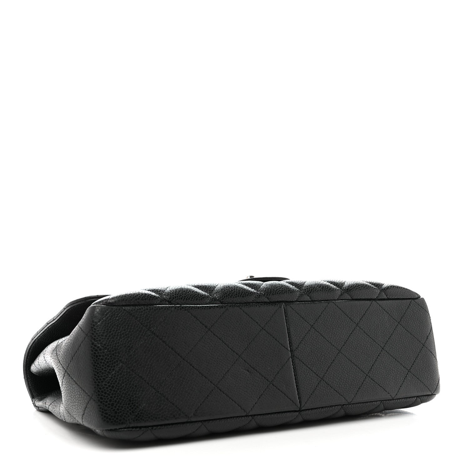 Caviar Quilted Jumbo Single Flap Black