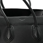 Supple Calfskin Medium Phantom Luggage Black