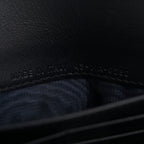 Oblique Saddle Chain Long Wallet Blue