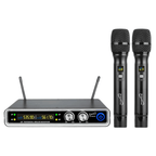 UHF Dual Fixed Channel Professional Wireless Microphone