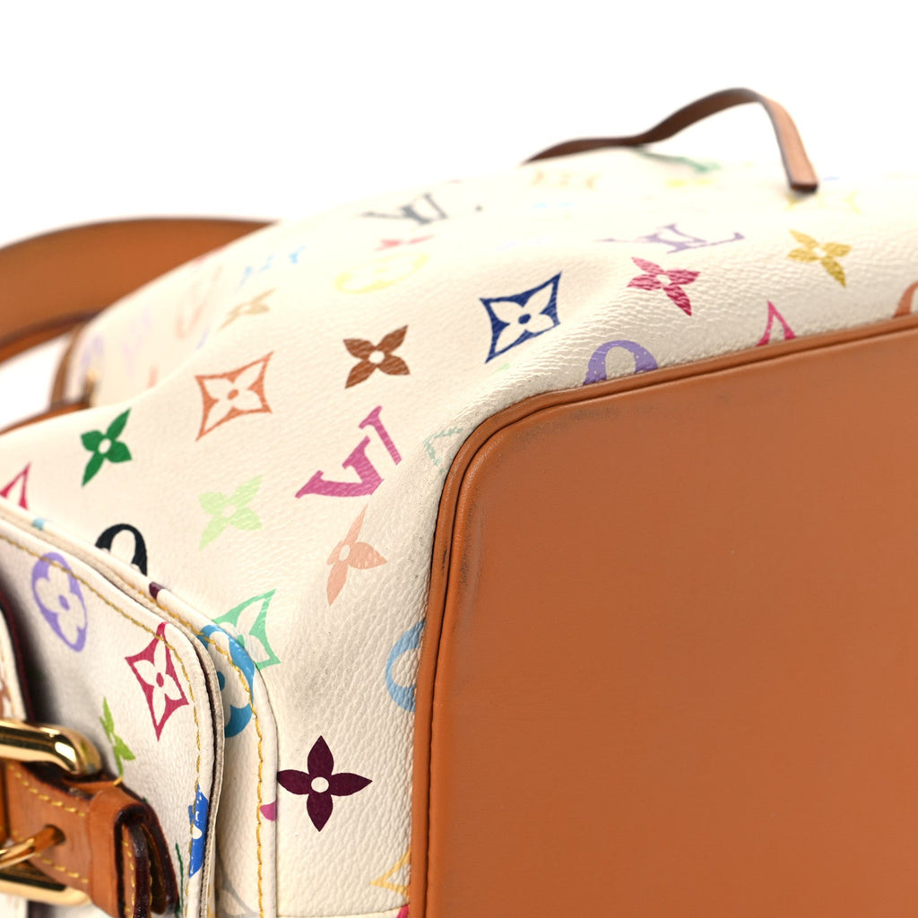 Monogram Multicolor Petit Noe White