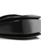 Pony Hair New Bamboo Medium Top Handle Bag Black