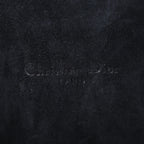 Grained Calfskin Caro Double Pouch Black