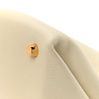Pebbled Calfskin Medium Amelia Tote Ivory