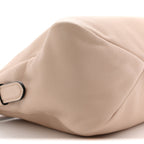 Soft Calfskin Large Aimée Shoulder Bag Travertine