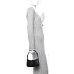 Smooth Calfskin Le 5 A 7 Mini Hobo Black