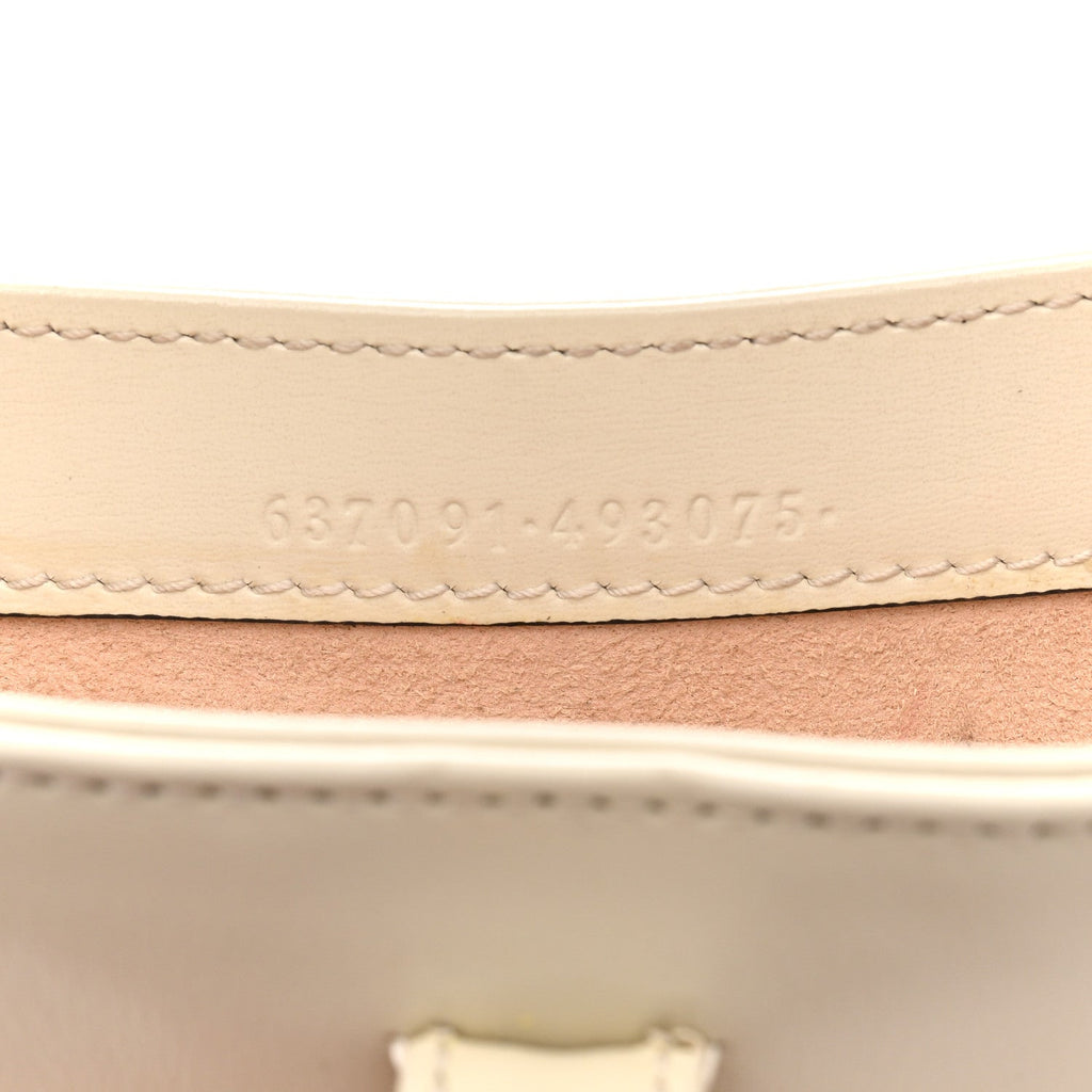 Boarded Dyana Lux Calfskin Mini Jackie 1961 Hobo Mystic White