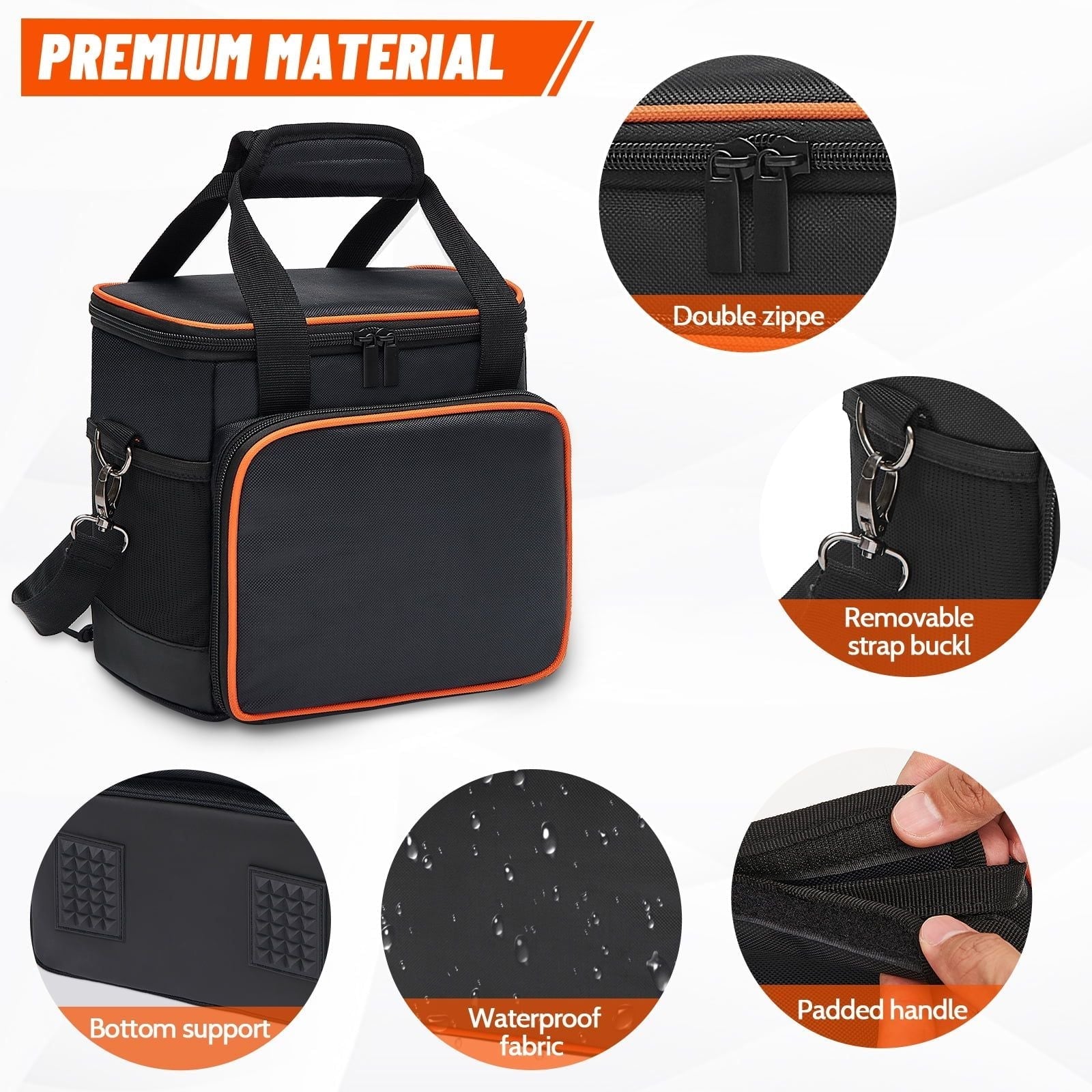 Portable storage bag, battery box, travel power pack, suitable for 2000W generators - XXL
