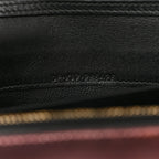 Metallic Serpenti Forever Chain Wallet Rose Quartz