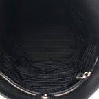 Vitello Daino Bucket Bag Black