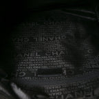 Suede Camellia Hobo Bag Black