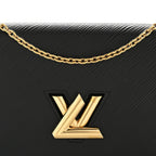 Epi Twist Belt Chain Wallet Black