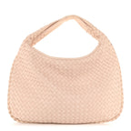 Nappa Intrecciato Medium Veneta Hobo Flamingo