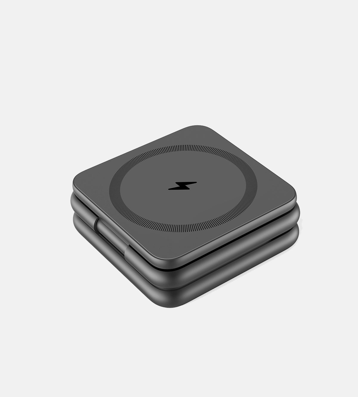 KUXIU X40 3-in-1 MagSafe Foldable Charging Stand - Gray
