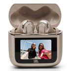 JBL Tour Pro 3 Noise Cancelling True Wireless Earbuds Bundle with gSport Case (Latte)