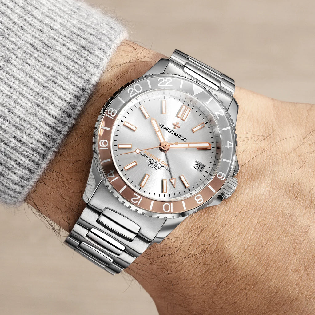 Venezianico Automatic Watch Nereide GMT White