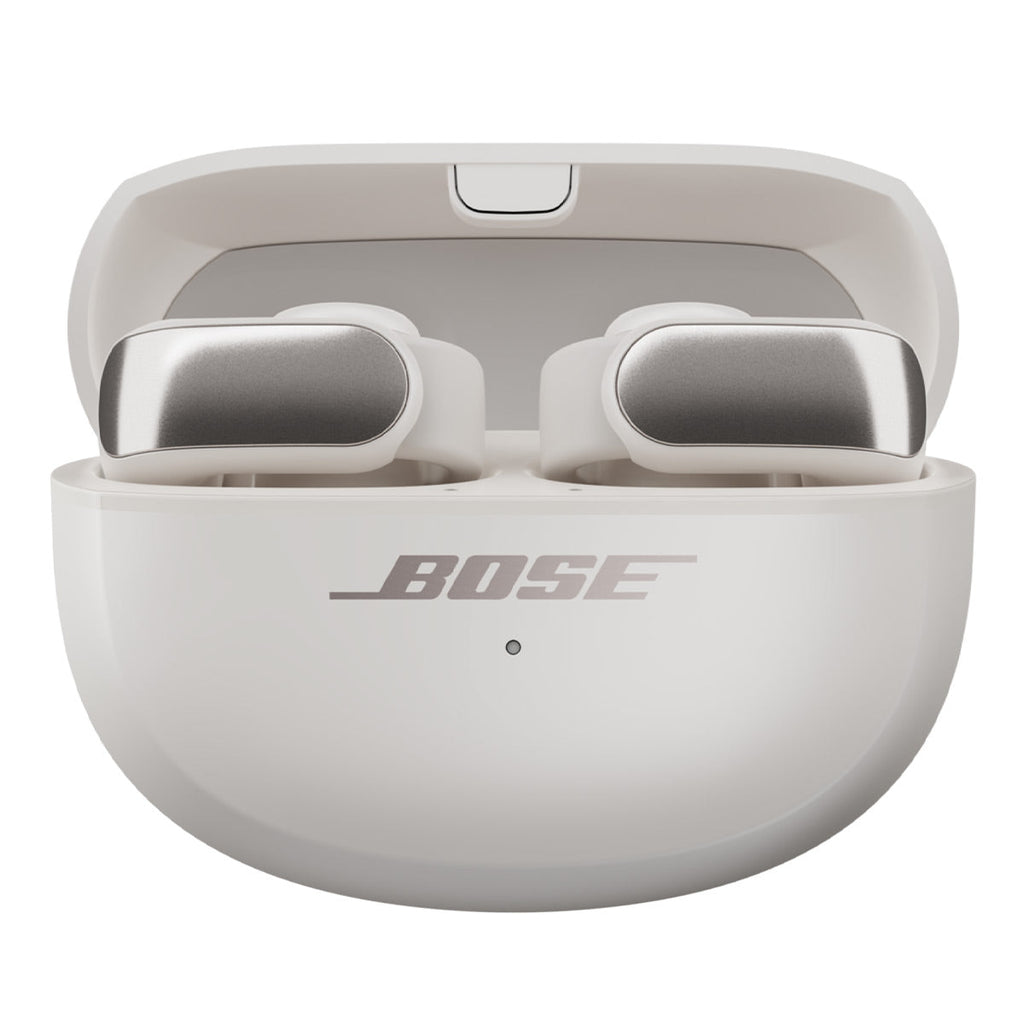 Bose Ultra Open Bluetooth Earbuds with Spatial Audio & Water Resistance (White Smoke)