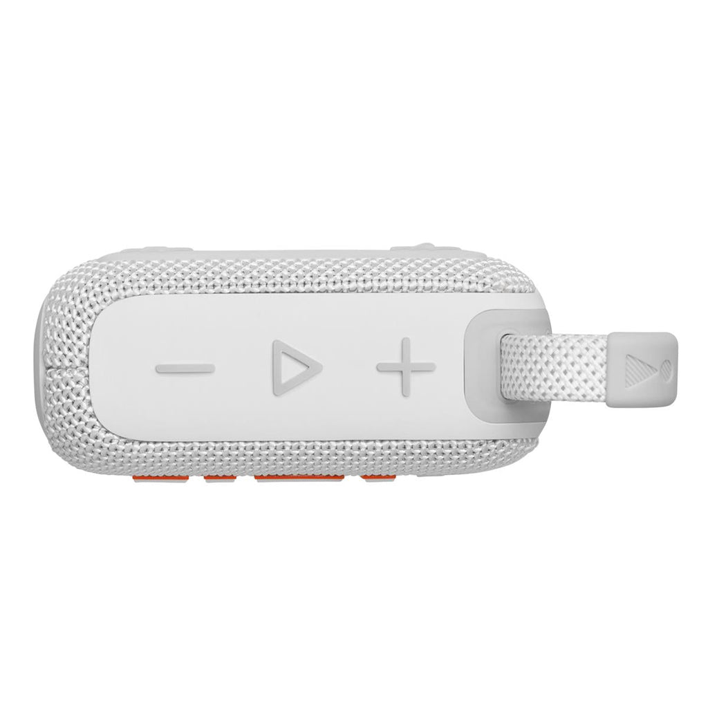 JBL Go 4 Portable Waterproof Bluetooth Speaker (White)