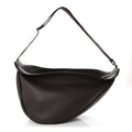 Grained Calfskin Large Slouchy Banana Bag Brunette