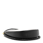 Smooth Calfskin Hula Hoop Shoulder Bag Black