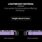Entronix Camera Lens Protector Compatible with iPhone 16 Pro/16 Pro Max - Luxury Diamond Metal Cover