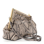 Snakeskin Small Fendi First Light Pink