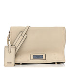 Glace Calf Etiquette Flap Bianco Astra