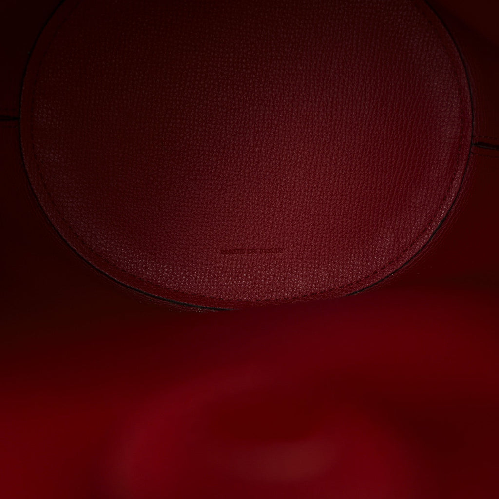 Haymarket Check Colours Small Lorne Bucket Crossbody Poppy Red