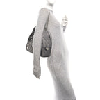 Metallic Caviar Quilted Small Chanel 25 Handbag Anthracite