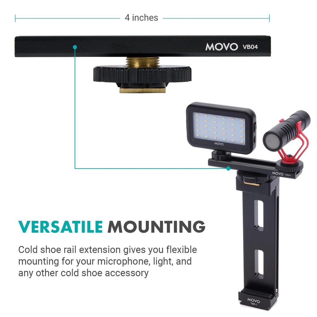Movo Tablet Vlogging Kit for iPad with Mic, Light, Full-Size Tripod