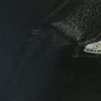 Lambskin Quilted Flap Clutch Black