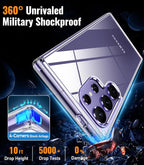 Entronix Case Compatible with Galaxy S24 Ultra - [Hard Back] Clear Cover