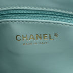Caviar Quilted Filigree Waist Bag Light Blue