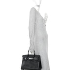 Epsom Birkin 30 Black
