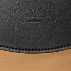 Canvas Calfskin Medium Lotus Tote Black Honey