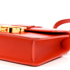 Smooth Calfskin Micro 30 Montaigne Flap Bag Orange