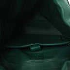 GG Supreme Monogram Snakeskin Ophidia Double Buckle Backpack Brown Green