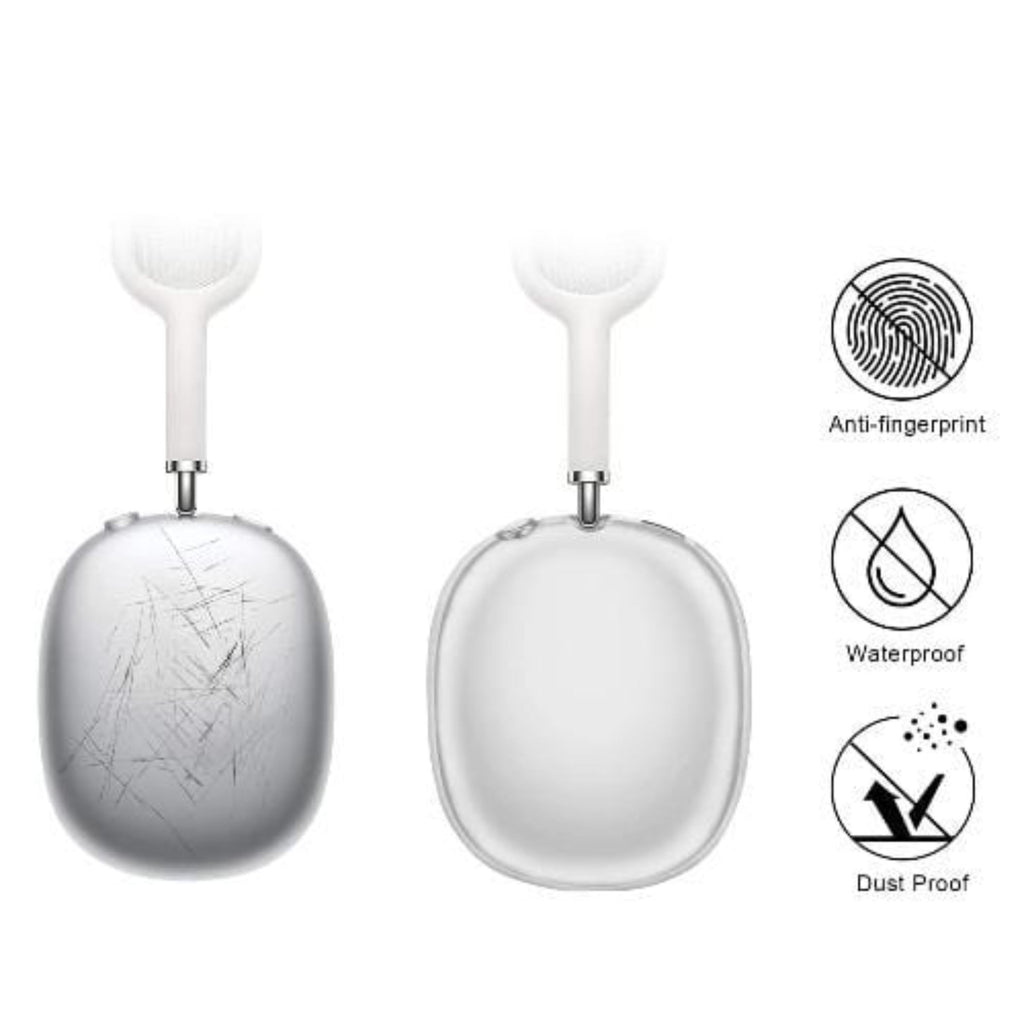 SAHARA - Hybrid Flex Case for Apple AirPods Max - Transparent Clear