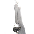 Oblique Saddle Bag Blue