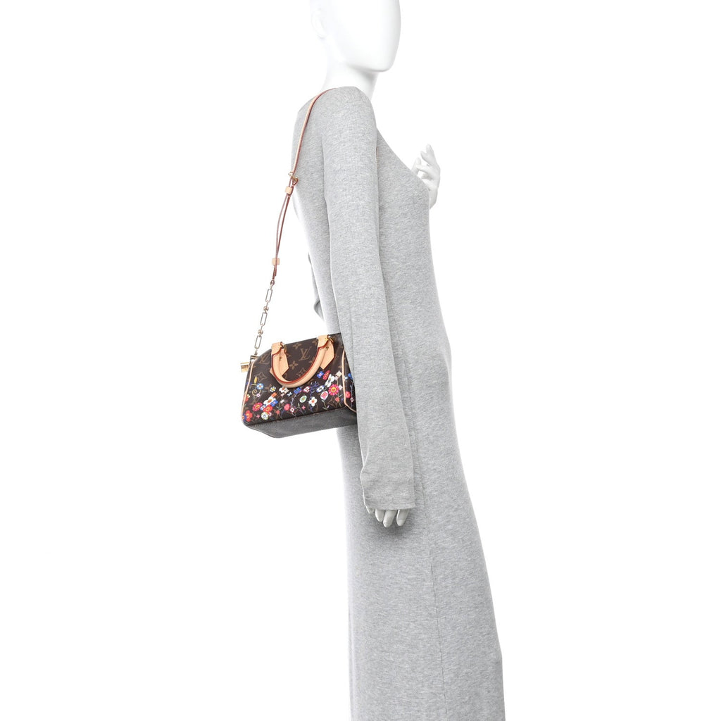 LV X TM Monogram Flowers Speedy Bandouliere 20