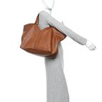 Calfskin Y Tote Brick