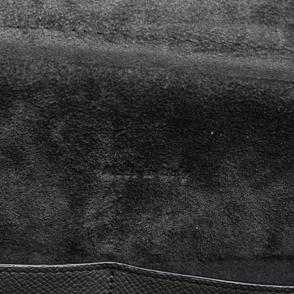Grained Calfskin Mini Belt Bag Grey