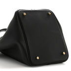 Taurillon Clemence Picotin Lock 22 MM Black