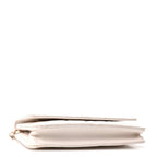 Caviar Quilted Wallet On Chain WOC White