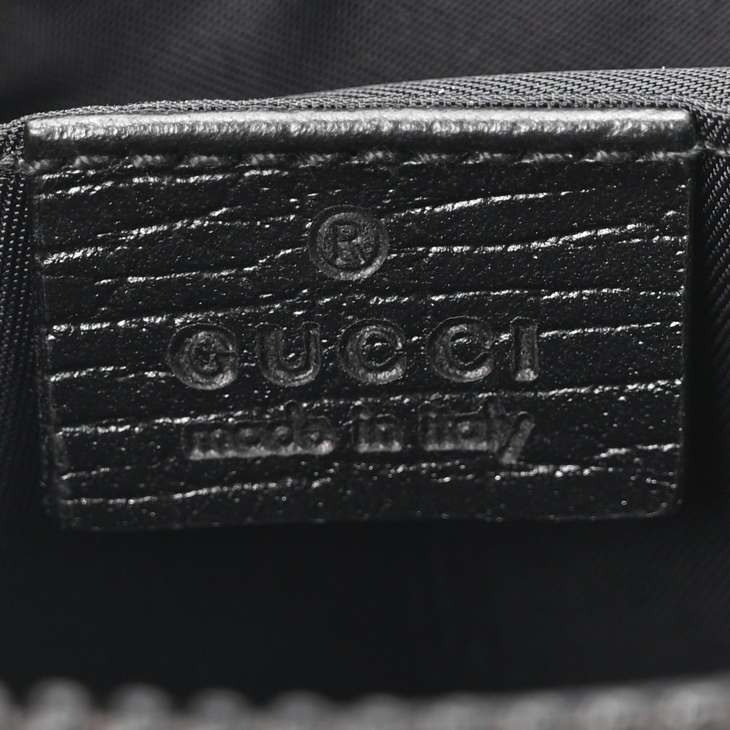 GG Plus Monogram Waist Belt Bag Black