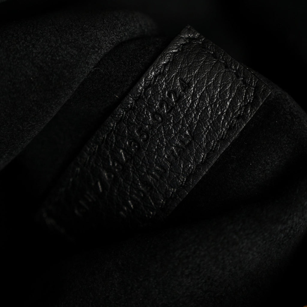Grained Deerskin Bea Tote Black