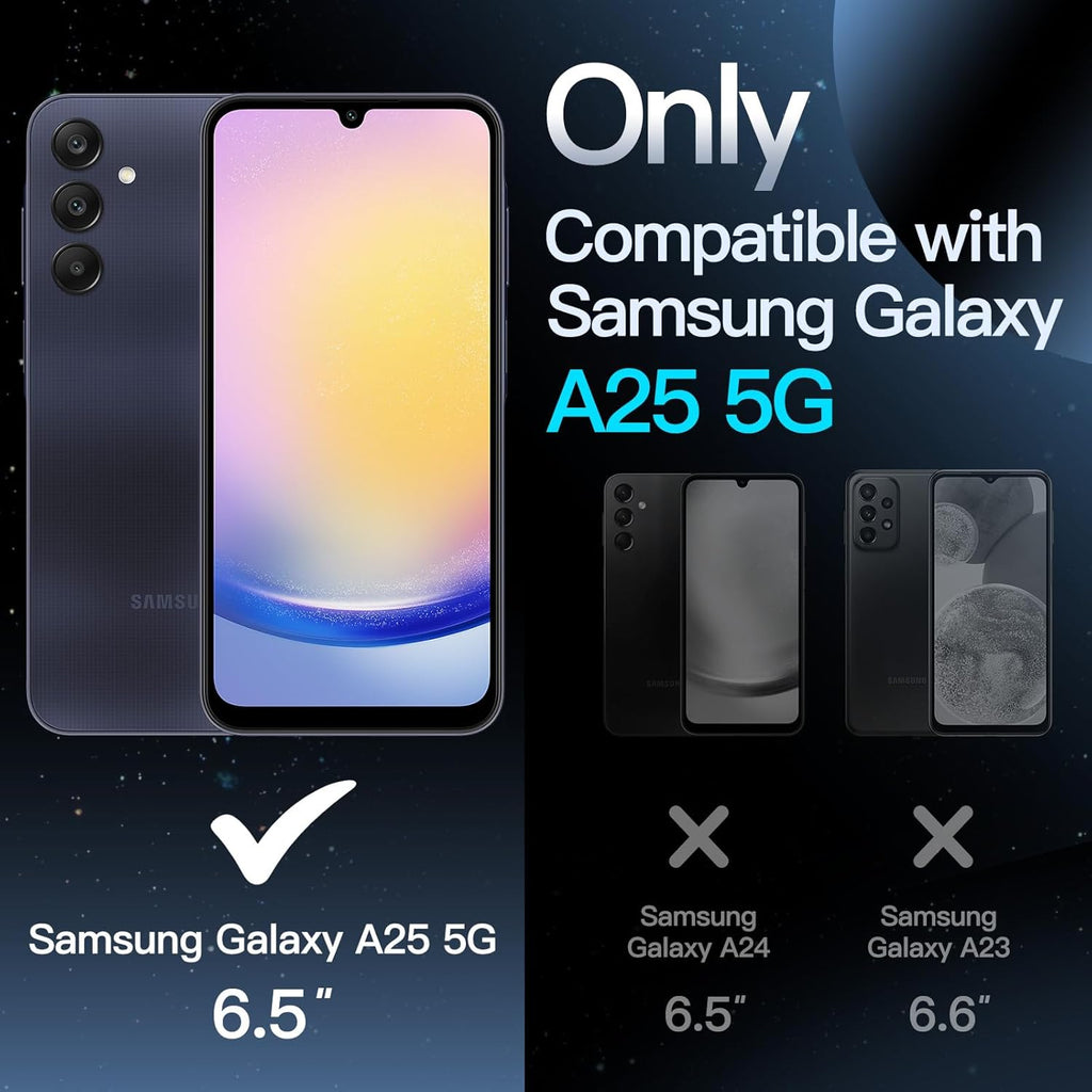 Entronix Case Compatible with Galaxy A25 - Triple-Layer Heavy Duty Protection